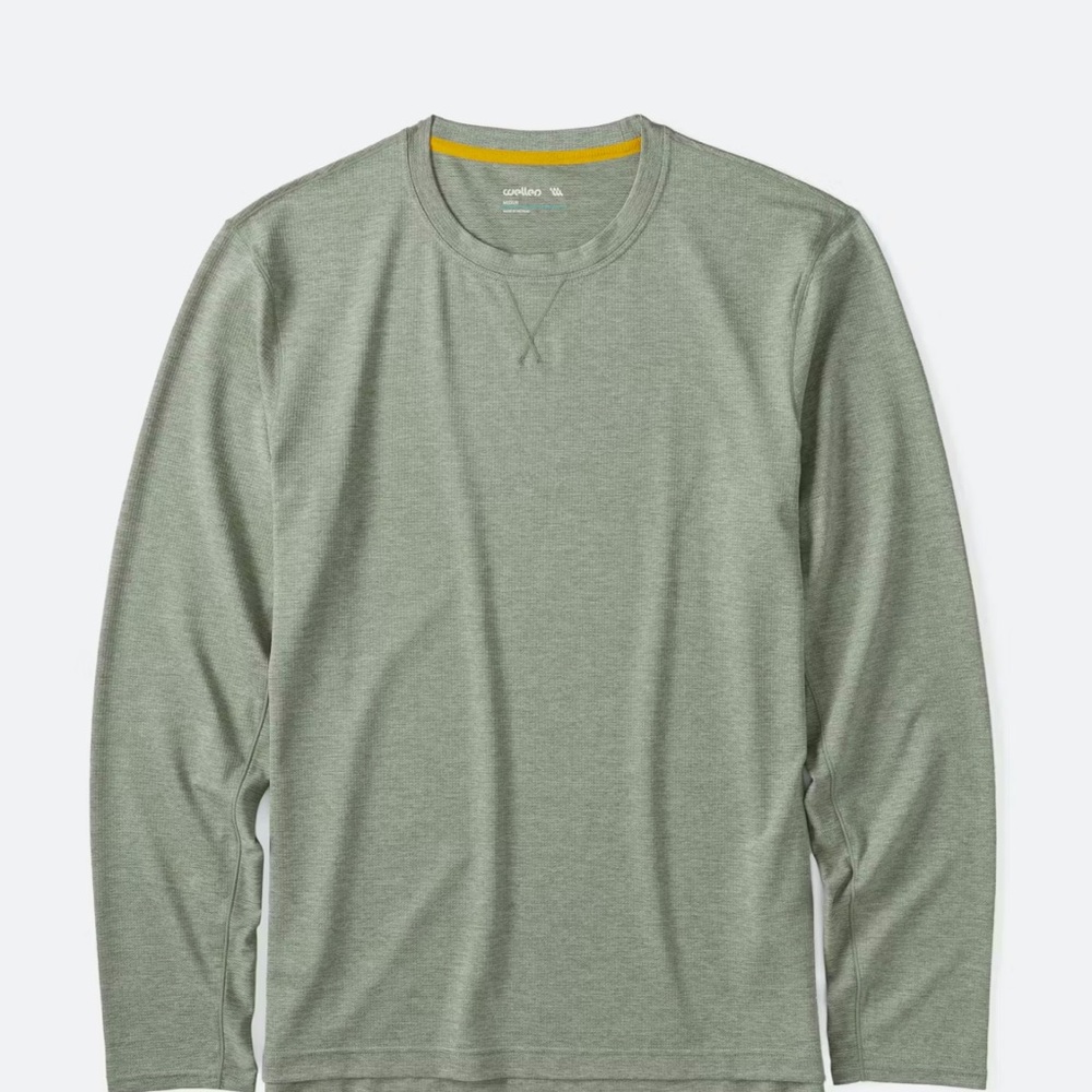 Wellen Mens Perforated Long Sleeve T-Shirt